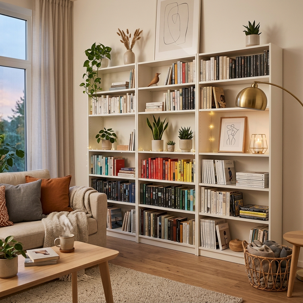 BILLY bookcase assembly